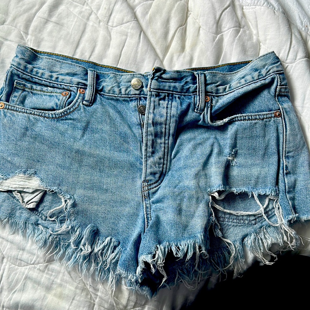 Free people jean shorts
